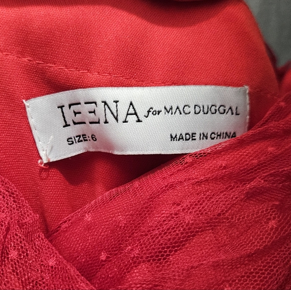 NWT Mac Dugggal Tiered One-Shoulder Gown size 6 - Picture 10 of 12